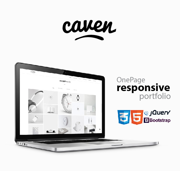 Caven - OnePage Portfolio - 1